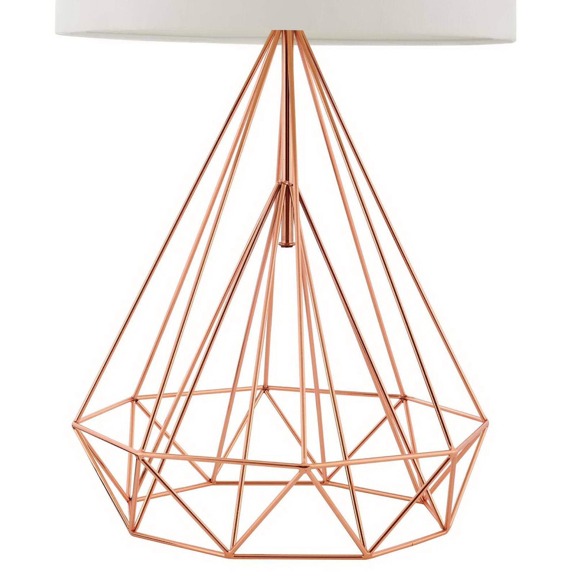 Alt View 1. Modway - Precious Rose Gold Table Lamp by Modway.