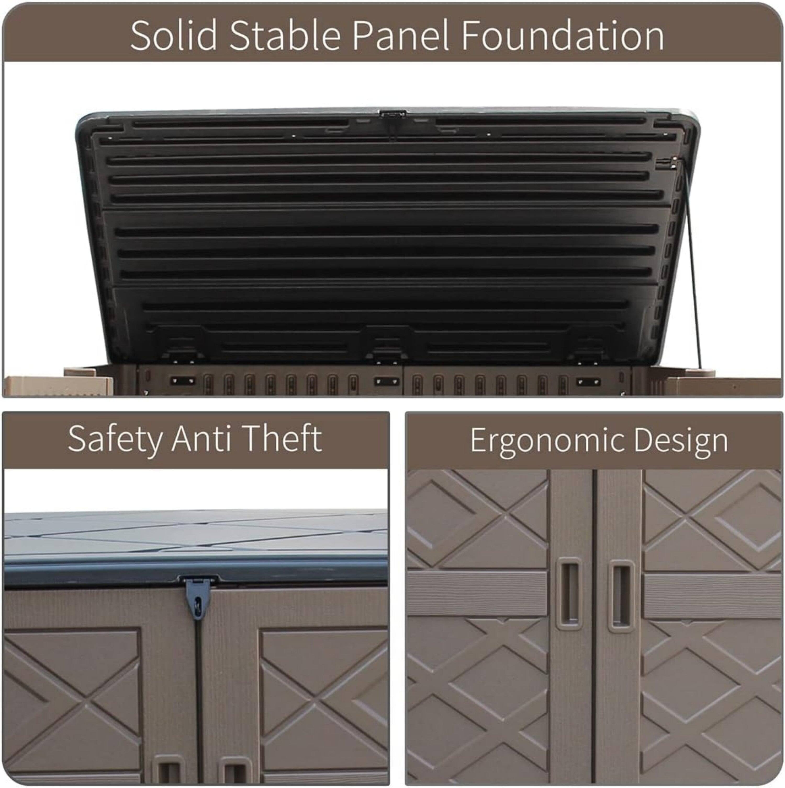 Solid Stable Panel Foundation  
Safety Anti Theft  
Ergonomic Design