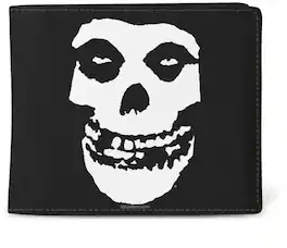 PopMarket - Misfits - Rocksax - Misfits - Fiend Logo - Wallet with Coin Pocket (Black) - Multicolor