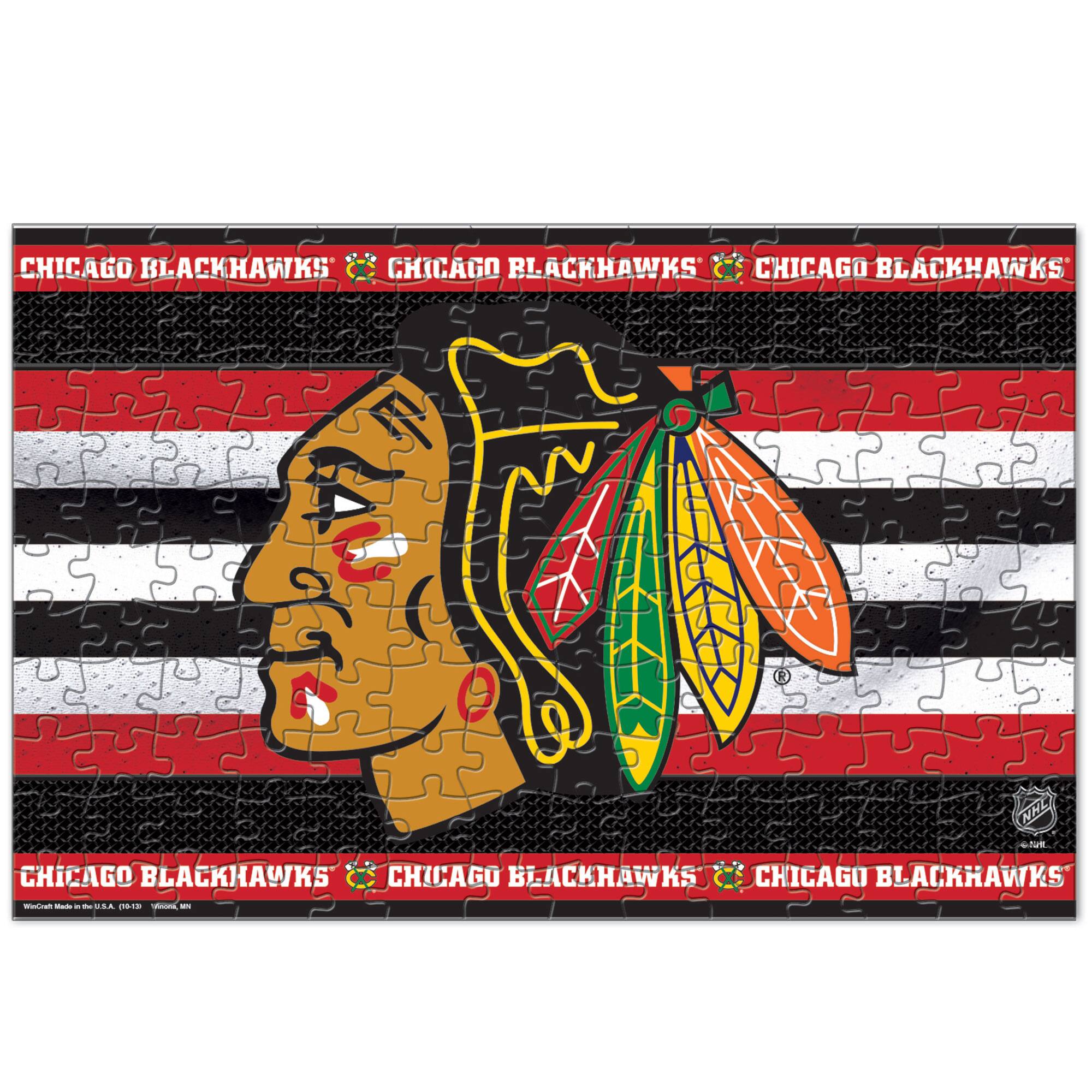WinCraft - Chicago Blackhawks 150-Piece Team Puzzle - Multicolor