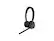 Front. Lenovo - Lenovo Wireless Stereo Headset - Bluetooth, Noise Canceling, Over-the-head, Black - Black.