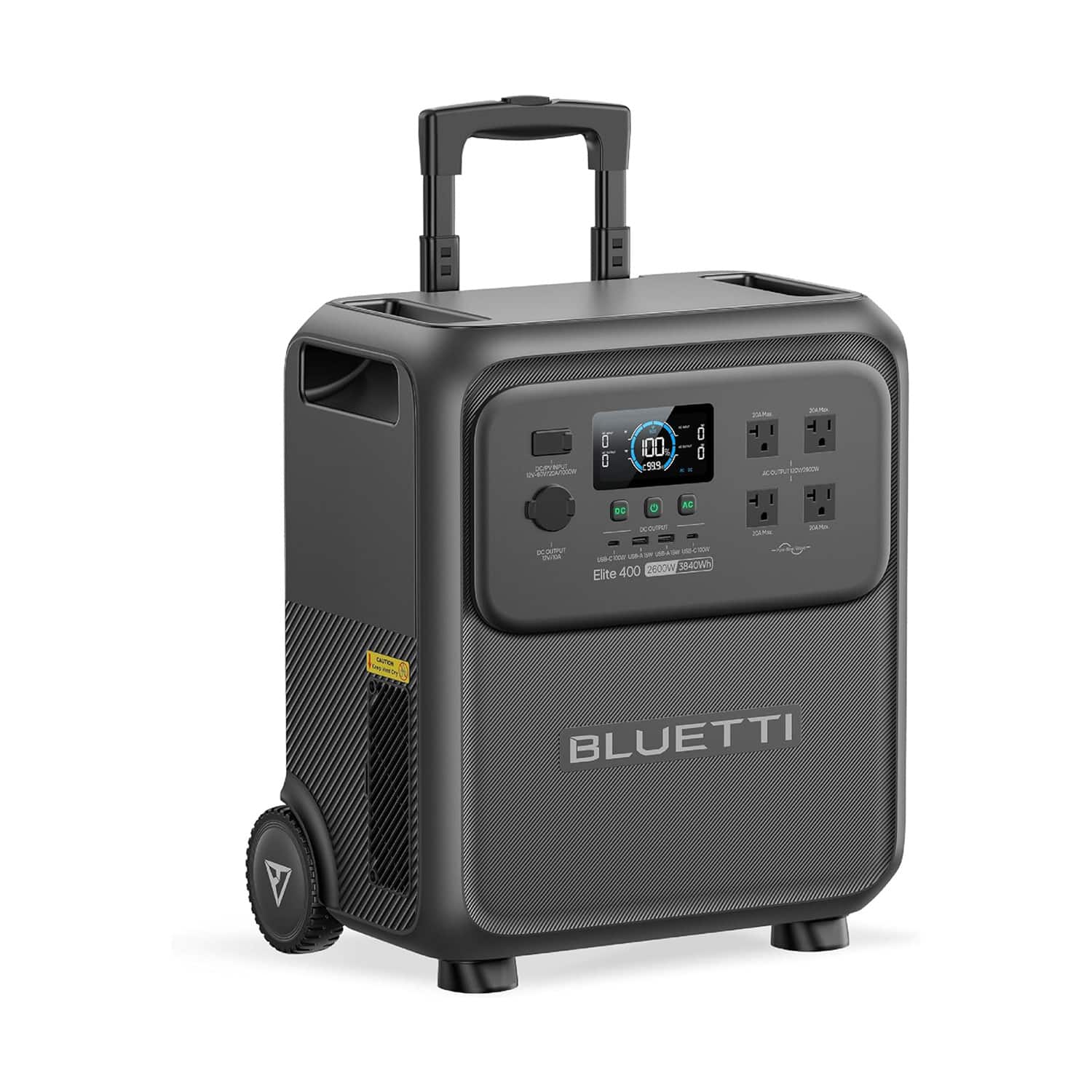 BLUETTI - 2600W Output 3840Wh Power Station LiFePO4 Battery Generator for Home Backup (3840 Wh Capacity)