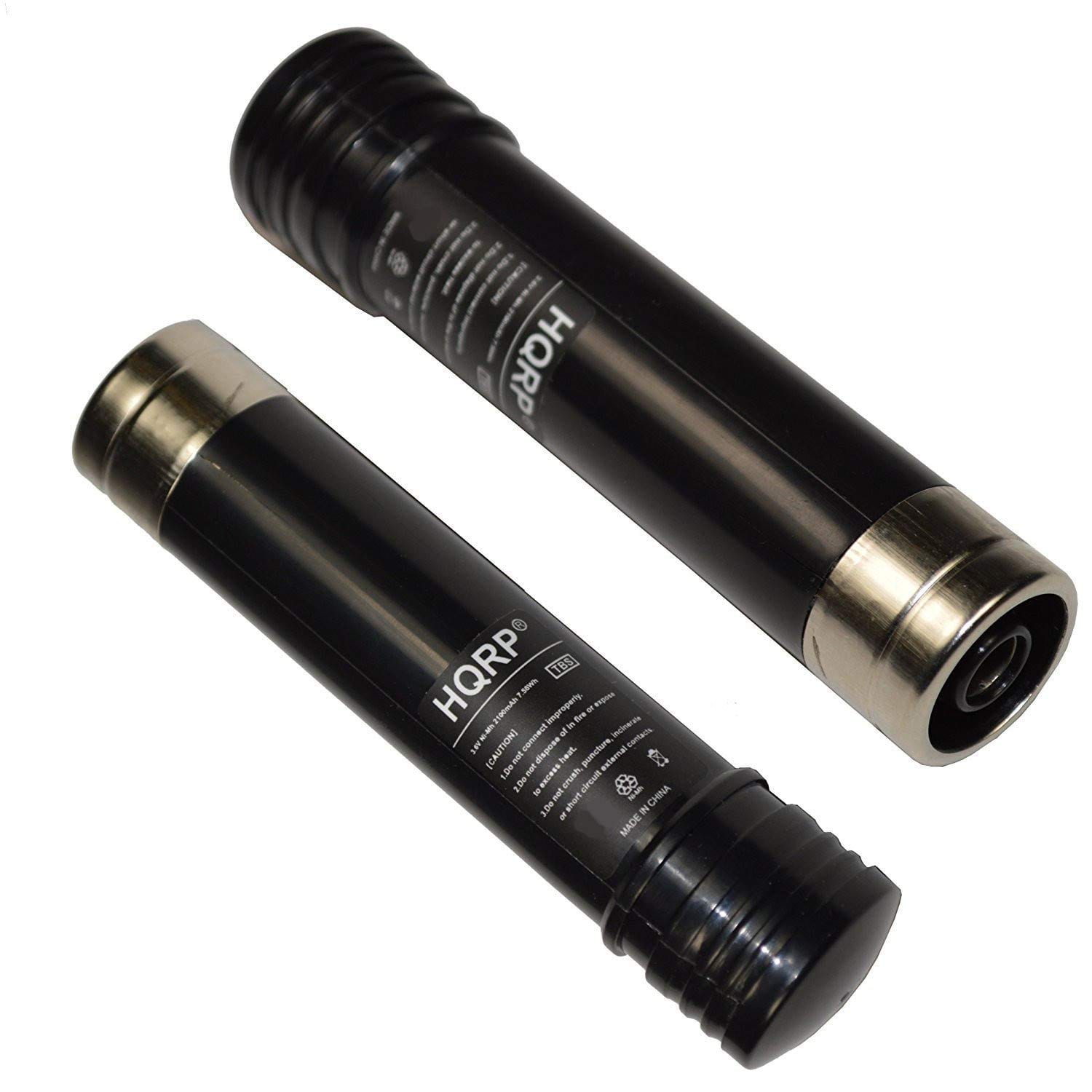 HQRP - Battery 2-Pack for Black & Decker 3.6V Versapak VP100 VP105 VP110 22-4040 22-4035 VP130 VP100C 152370-03 Power Tools