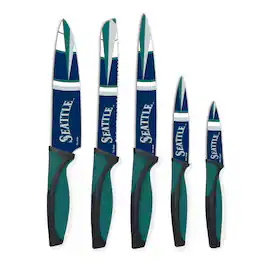 Woodrow - Seattle Mariners 5-Piece Stainless Steel Cutlery Knife Set - Multicolor