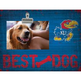 Fan Creations - Kansas Jayhawks 10.5" x 8" Best Dog Clip Photo Frame - Multicolor