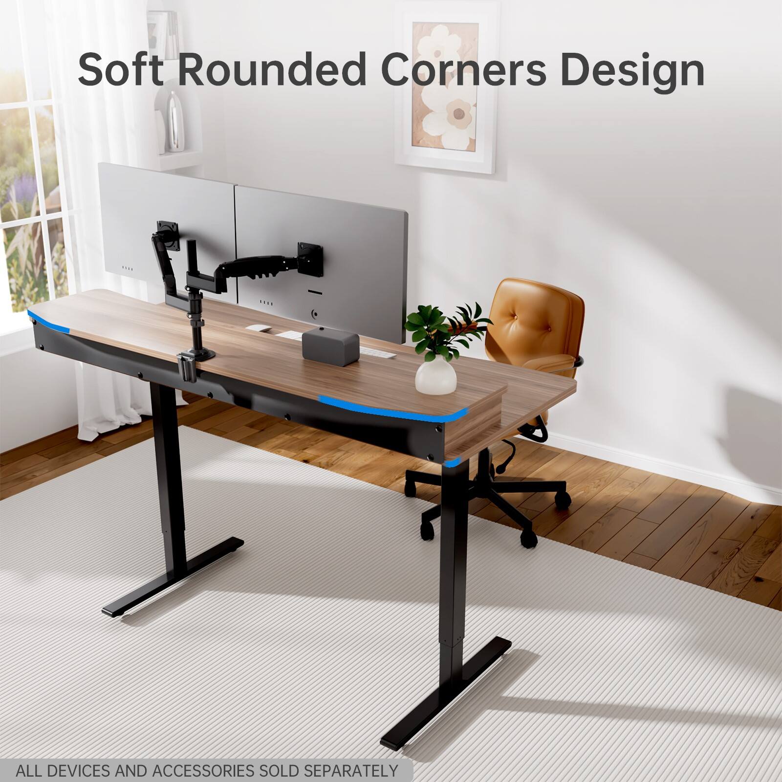 Customer Reviews: HUANUO Adjustable Standing Desk with Riser & Drawers ...