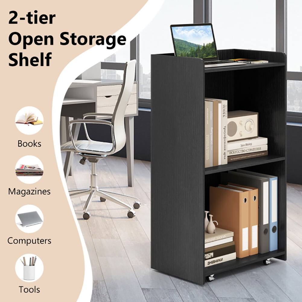 2-tier Open Storage Shelf

- Books
- Magazines
- Computers
- Tools