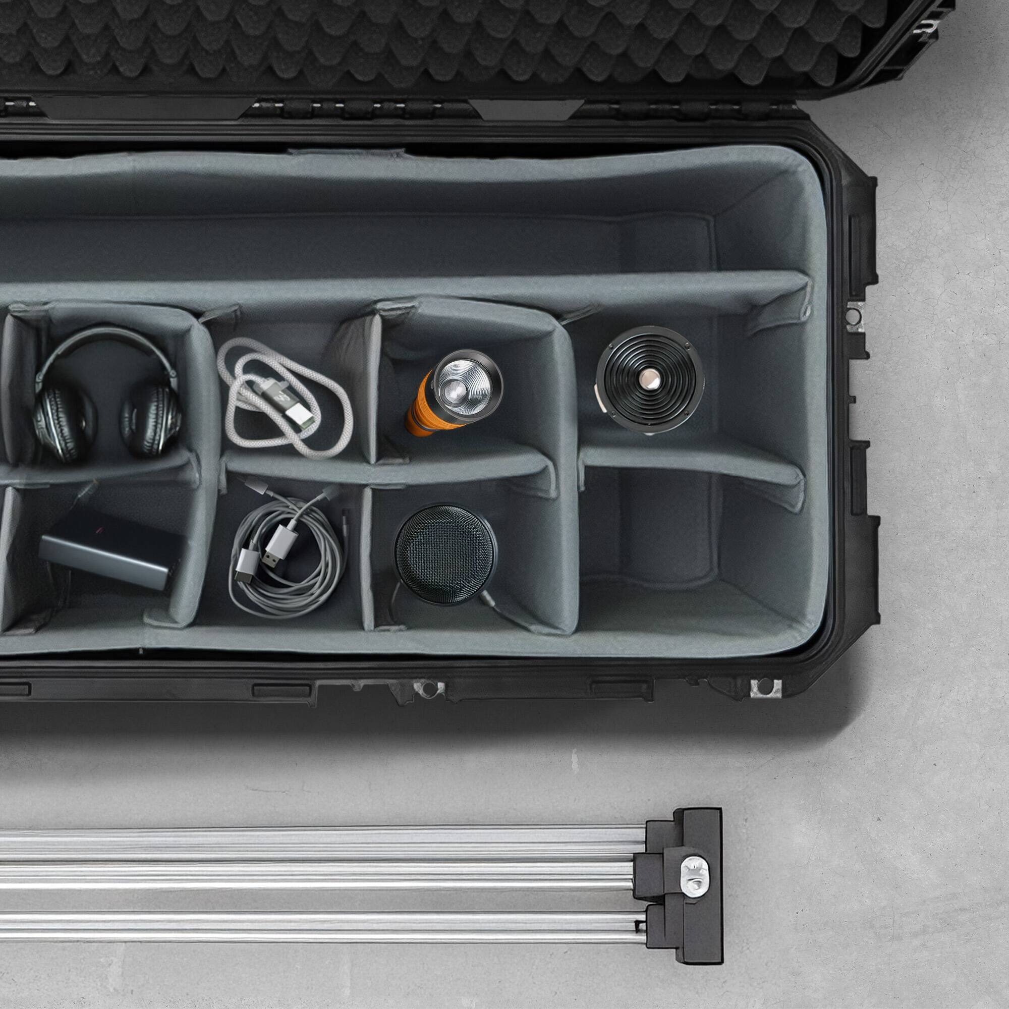 Alt View 3. SKB - SKB Cases iSeries 3i-3613-12DT Utility and Gear Case with Padded Dividers.