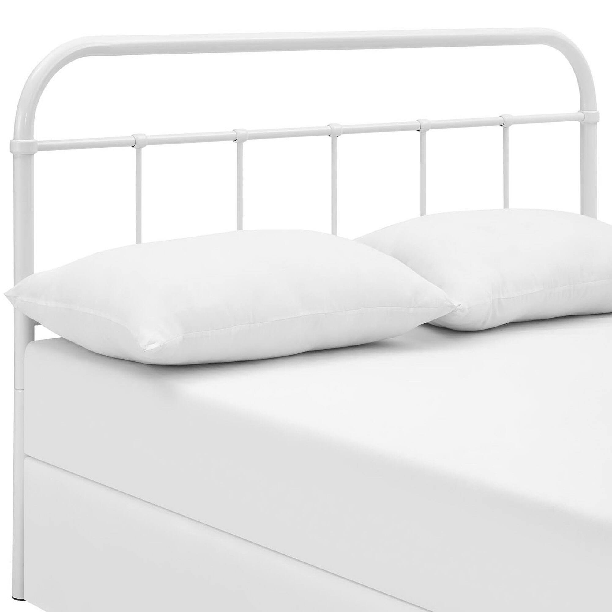 Angle. Modway - Serena Steel Headboard by Modway - White.