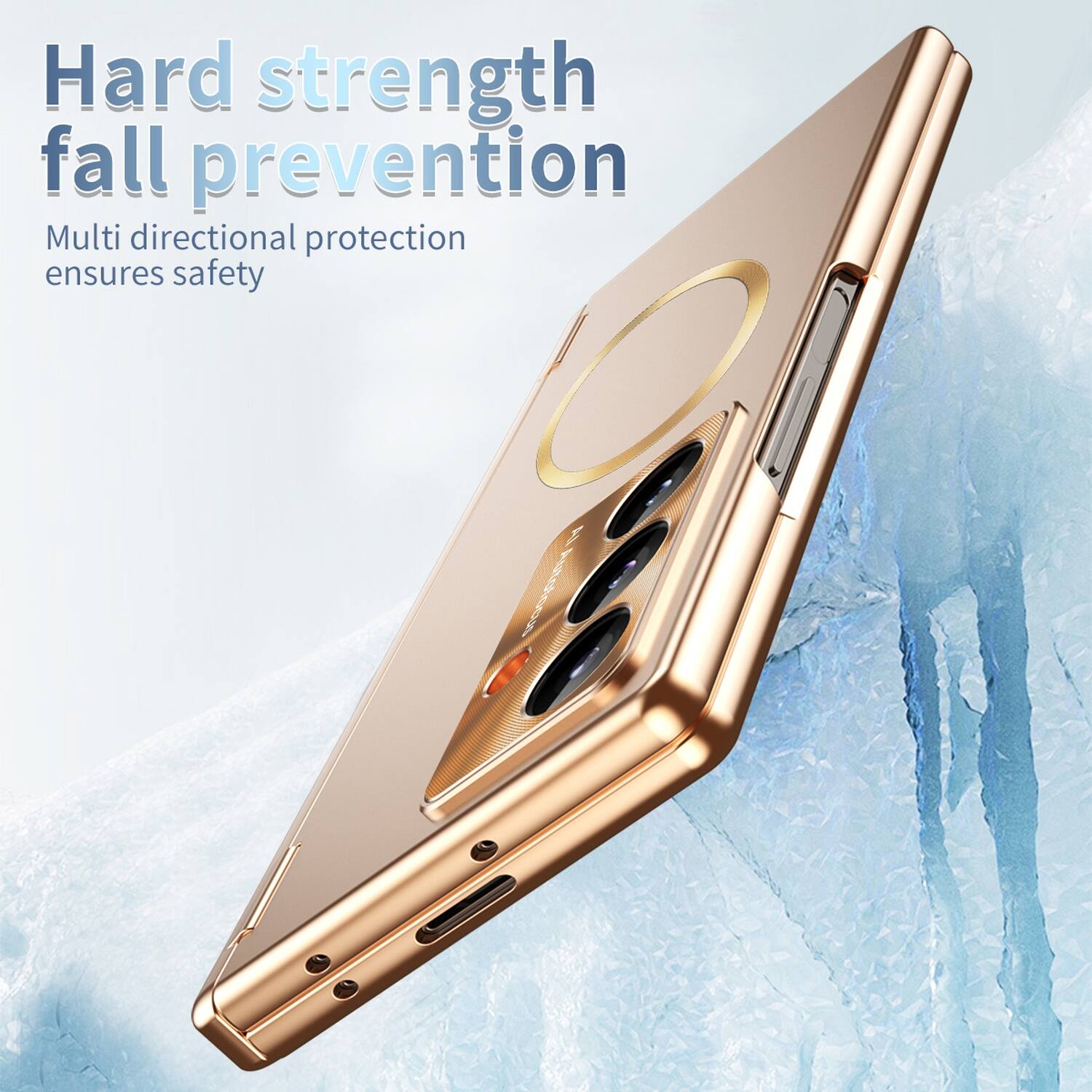 Hard strength fall prevention  
Multi directional protection ensures safety