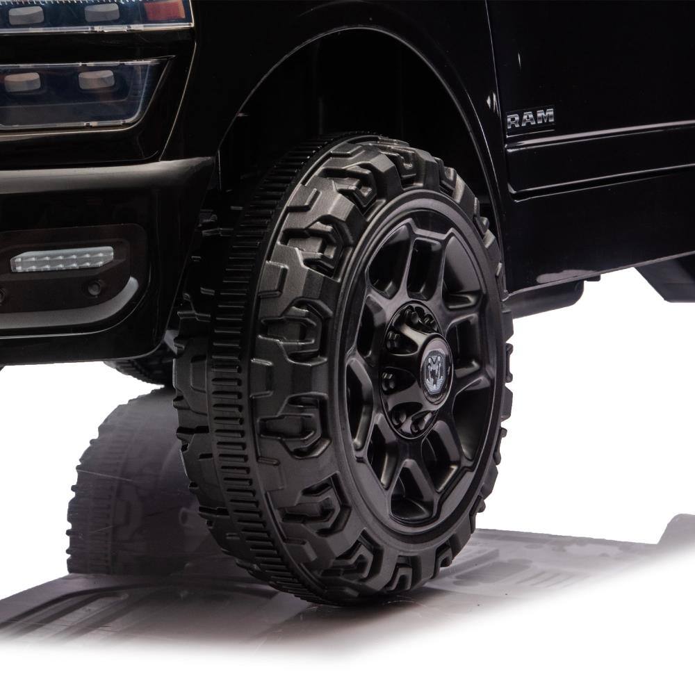 Alt View 1. BreeBe - Licensed Dodge RAM 3500 12V Kids Ride On Truck w/ Remote, 2WD, Suspension, LED Lights, Music, Bluetooth, Ages 3-6 - Black.