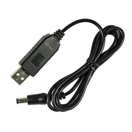 Front. HQRP - 5V USB to DC 12V Step-Up Module Converter Cable for Household Electronics, Mobley Device, Portable DVD Player.