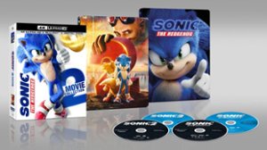 Sonic the Hedgehog 2-Movie Collection [SteelBook] [Digital Copy] [4K Ultra HD Blu-ray/Blu-ray] - Front_Zoom