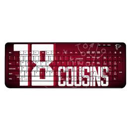 Keyscaper - Kirk Cousins Atlanta Falcons Wireless Keyboard - Black