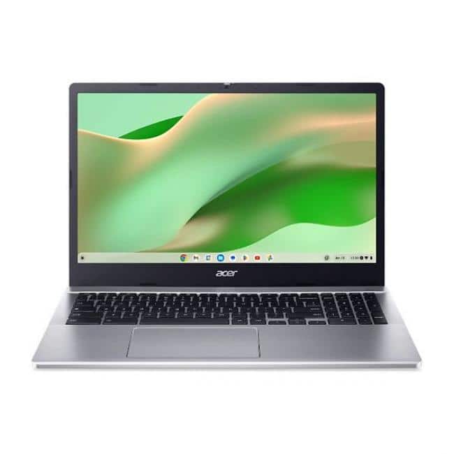 Acer - Chromebook 315 CB315-5HT-C7U5 15.6" Touchscreen Chromebook - Full HD - 60 Hz - Intel N-Series N100 - 4 GB - 64 GB - Silver