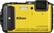 Front. Nikon - Coolpix AW130 16.0-Megapixel Waterproof Digital Camera - Yellow.