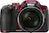 Front. Nikon - Coolpix P610 16.0-Megapixel Digital Camera - Red.