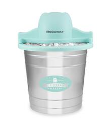 Elite Gourmet - 4qt Old Fashioned Electric Ice Cream Maker - Light Blue - Front_Zoom