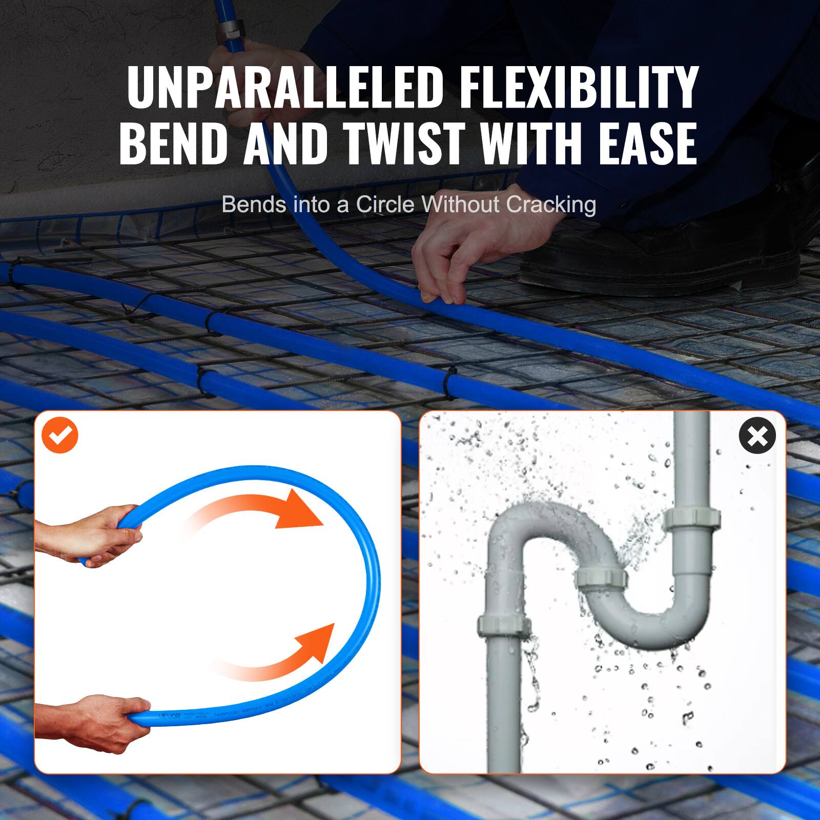 UNPARALLELED FLEXIBILITY  
BEND AND TWIST WITH EASE  
Bends into a Circle Without Cracking
