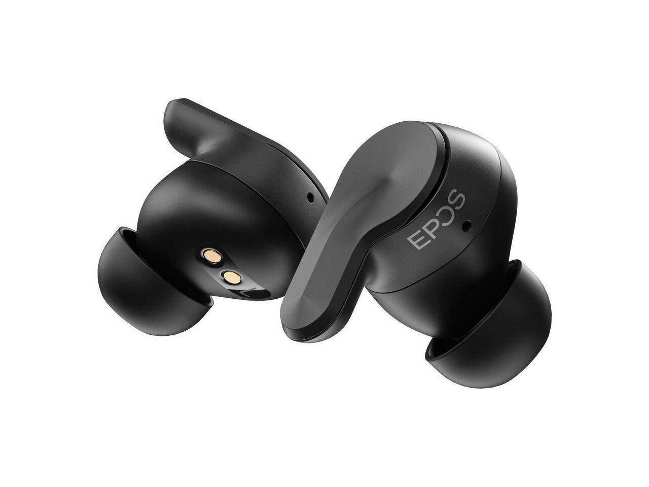Alt View 4. EPOS - EPOS ADAPT E1 True Wireless Bluetooth Earbuds/Headphones certified for professionals - Black - Blue.