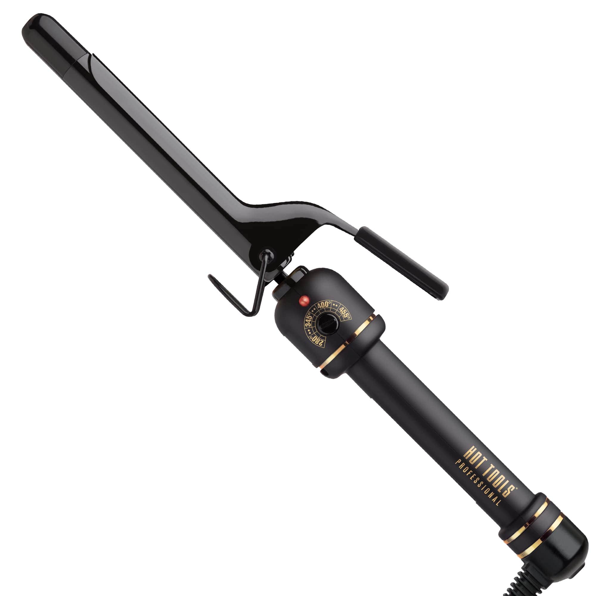 The Best Inks - Pro Artist Black Curling Iron 3 4 Black Gold styling surface heats evenly and consis - 3/4 Inch barrel