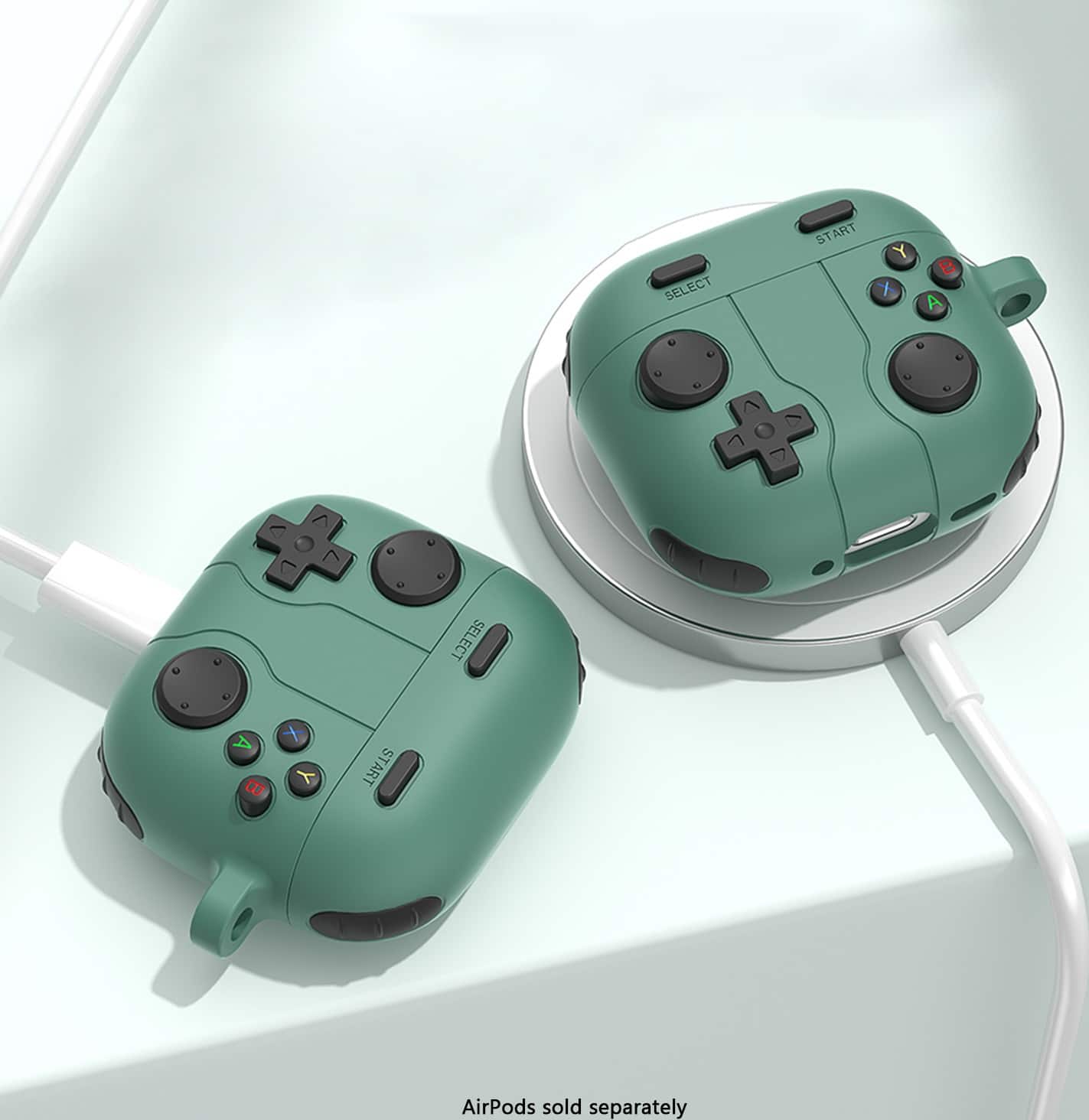 AirPods sold separately.