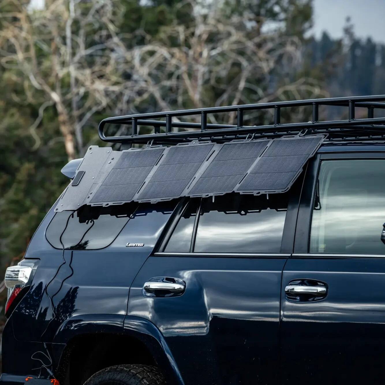 Alt View 6. Dark Energy - Dark Energy Spectre Folding 56W Solar Panel | USB-C and USB-C Output for Charging | Ultra-Durable and IPX7 Waterproof - Gray.