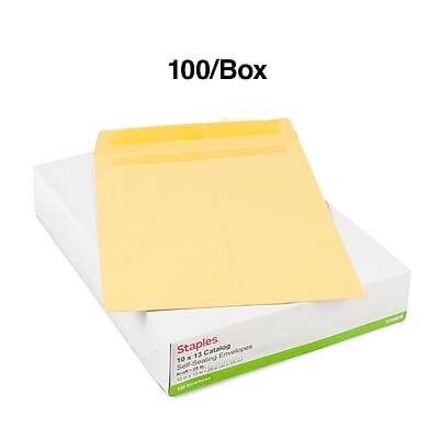 100/Box  
Staples  
10 x Catalog Envelopes  
10 x Sealing Seals