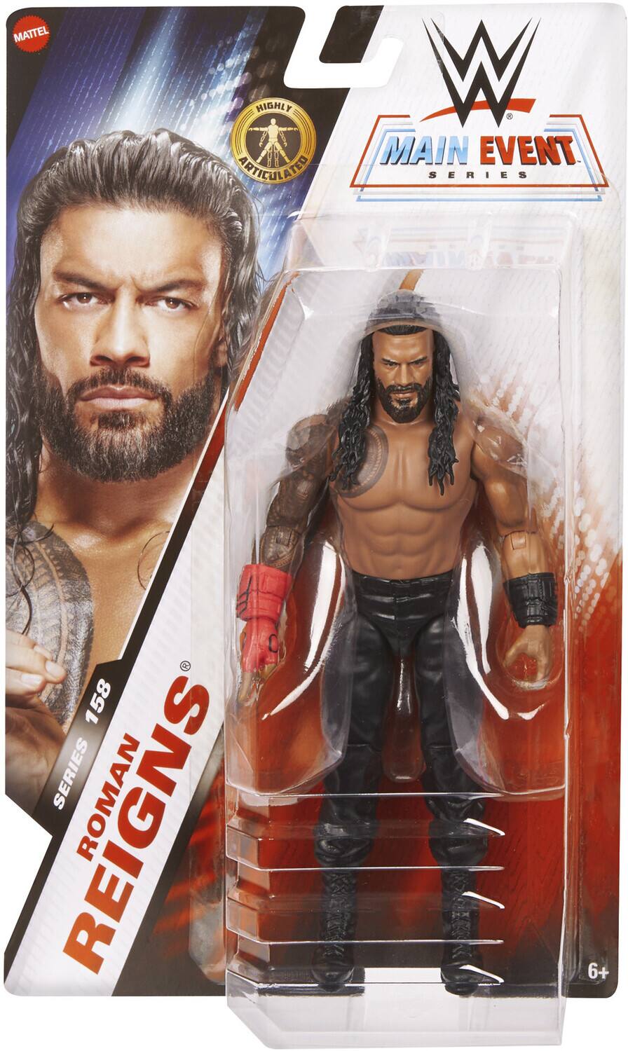 MATTEL HIGHLY ARTICULATED WWE MAIN EVENT SERIES 158 SERIES ROMAN REIGNS 6+