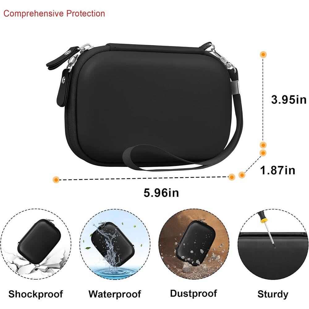 Comprehensive Protection

- 3.95in
- 5.96in
- 1.87in

- Shockproof
- Waterproof
- Dustproof
- Sturdy