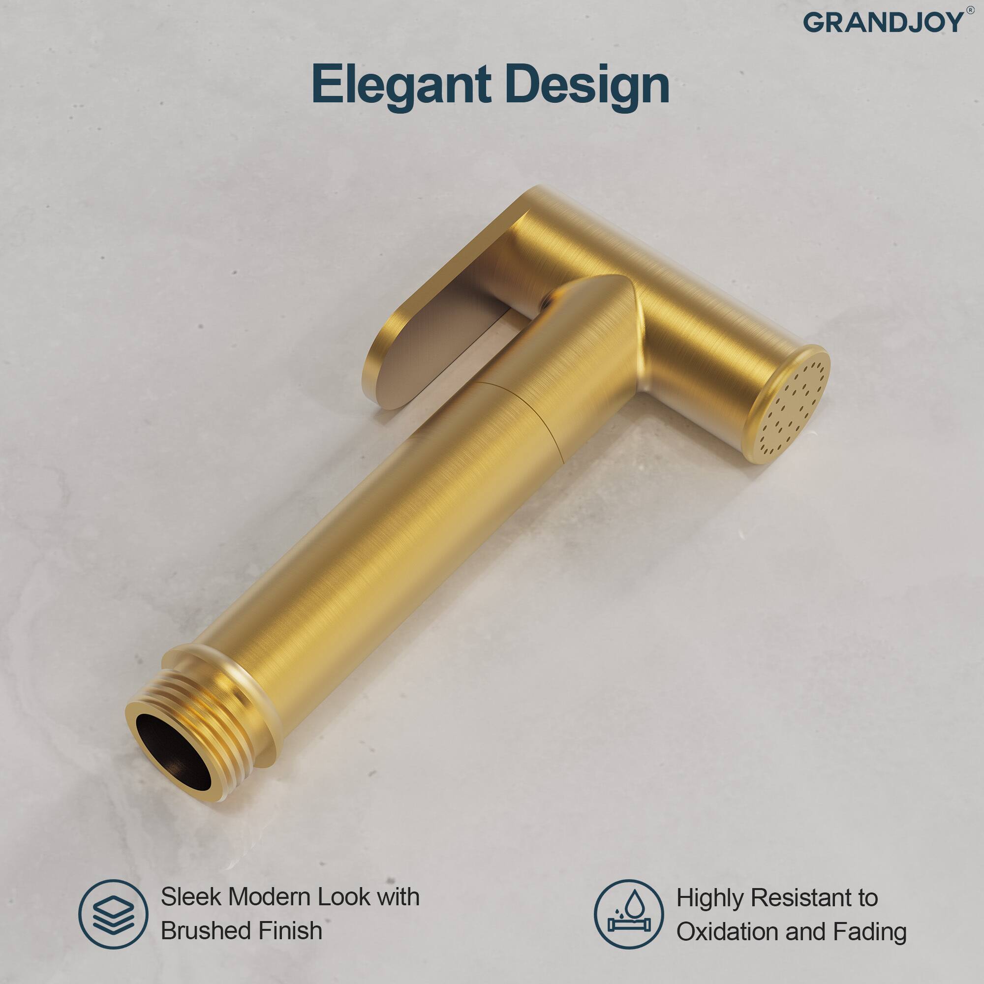 Elegant Design  
GRANDJOY  

Sleek Modern Look with Brushed Finish  
Highly Resistant to Oxidation and Fading