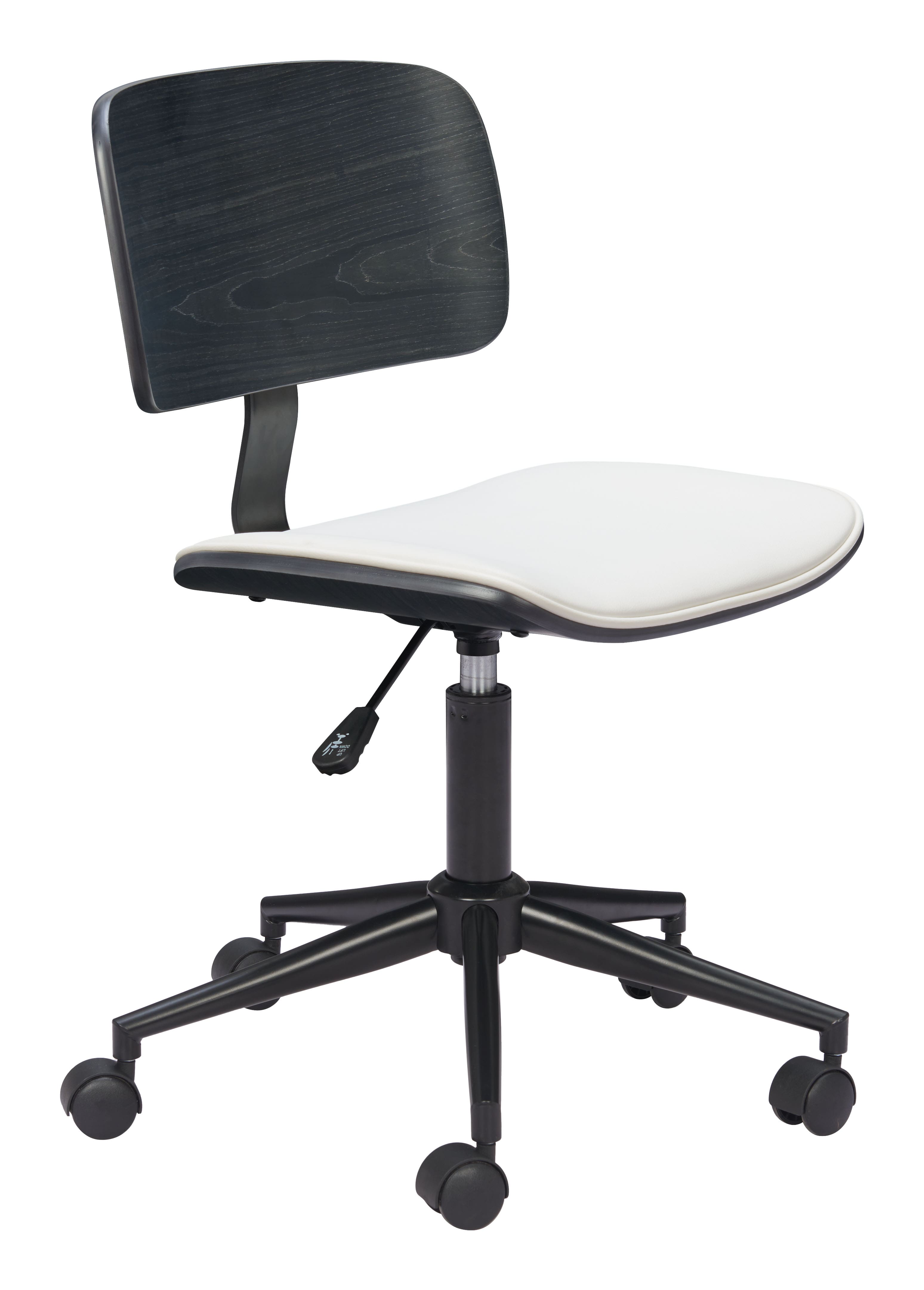 Hivvago - Duravel Office Chair - White & Black