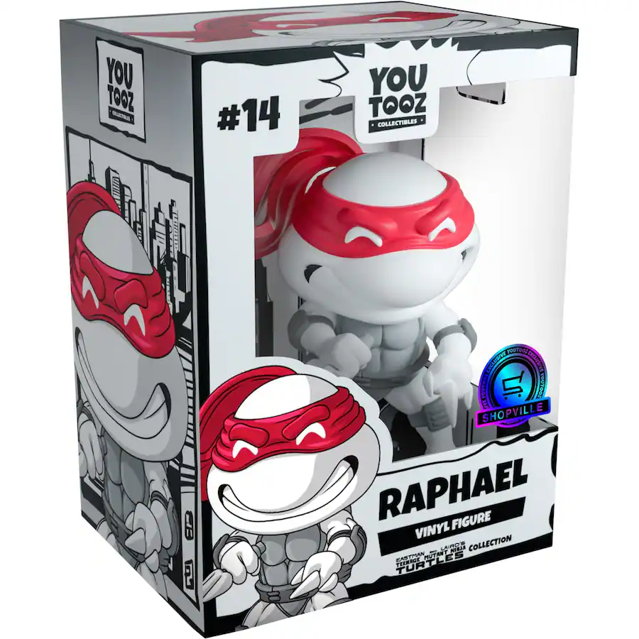 Tmnt Custom Figure Raphael Youtooz TMNT: Raphael Black & White Vinyl Figure #14 Shopverse ...