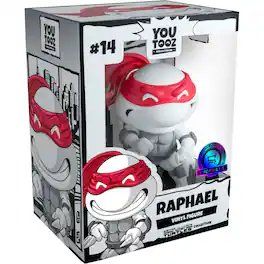 Youtooz - TMNT: Raphael Black & White Vinyl Figure #14 Shopverse Exclusive