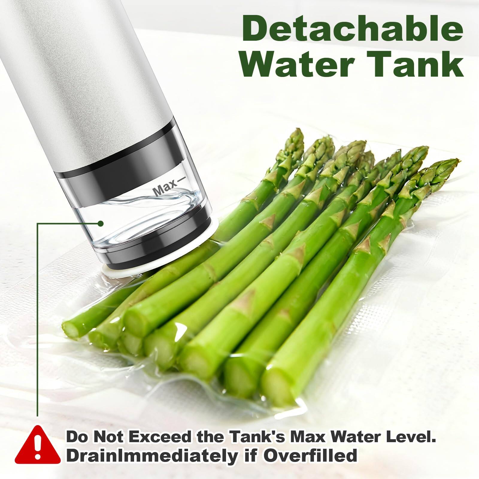 Detachable Water Tank

Do Not Exceed the Tank's Max Water Level. Drain Immediately if Overfilled