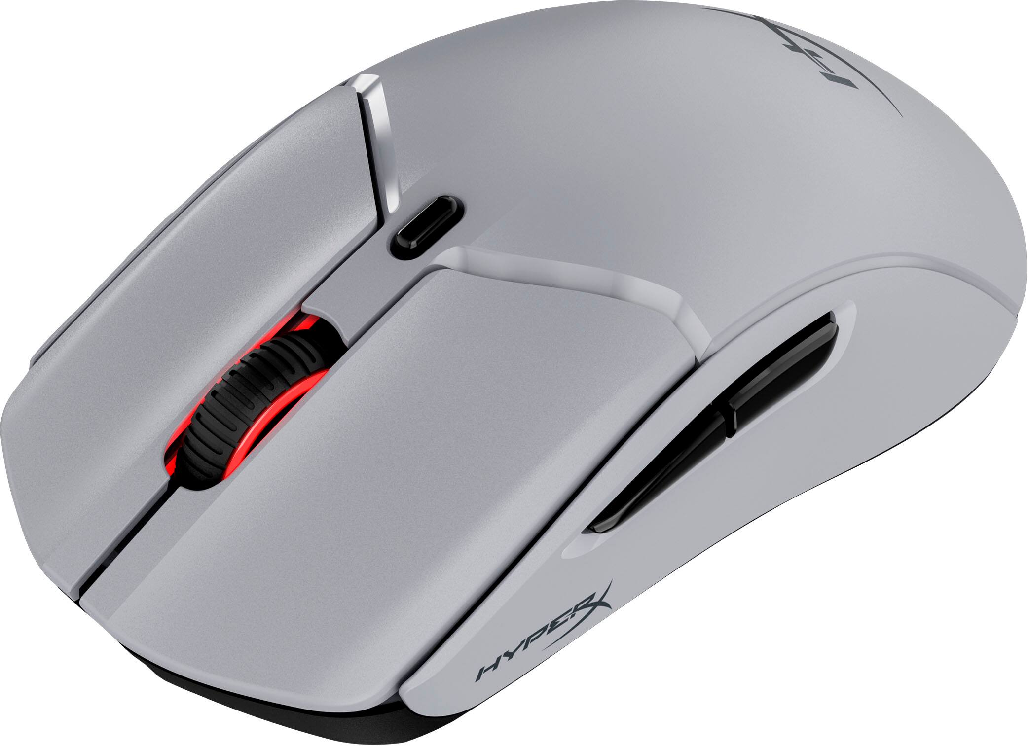 Alt View 9. HyperX - Pulsefire Haste 2 Pro 4K Lightweight Wireless Optical Gaming Mouse with RGB Lighting - Slate Grey.