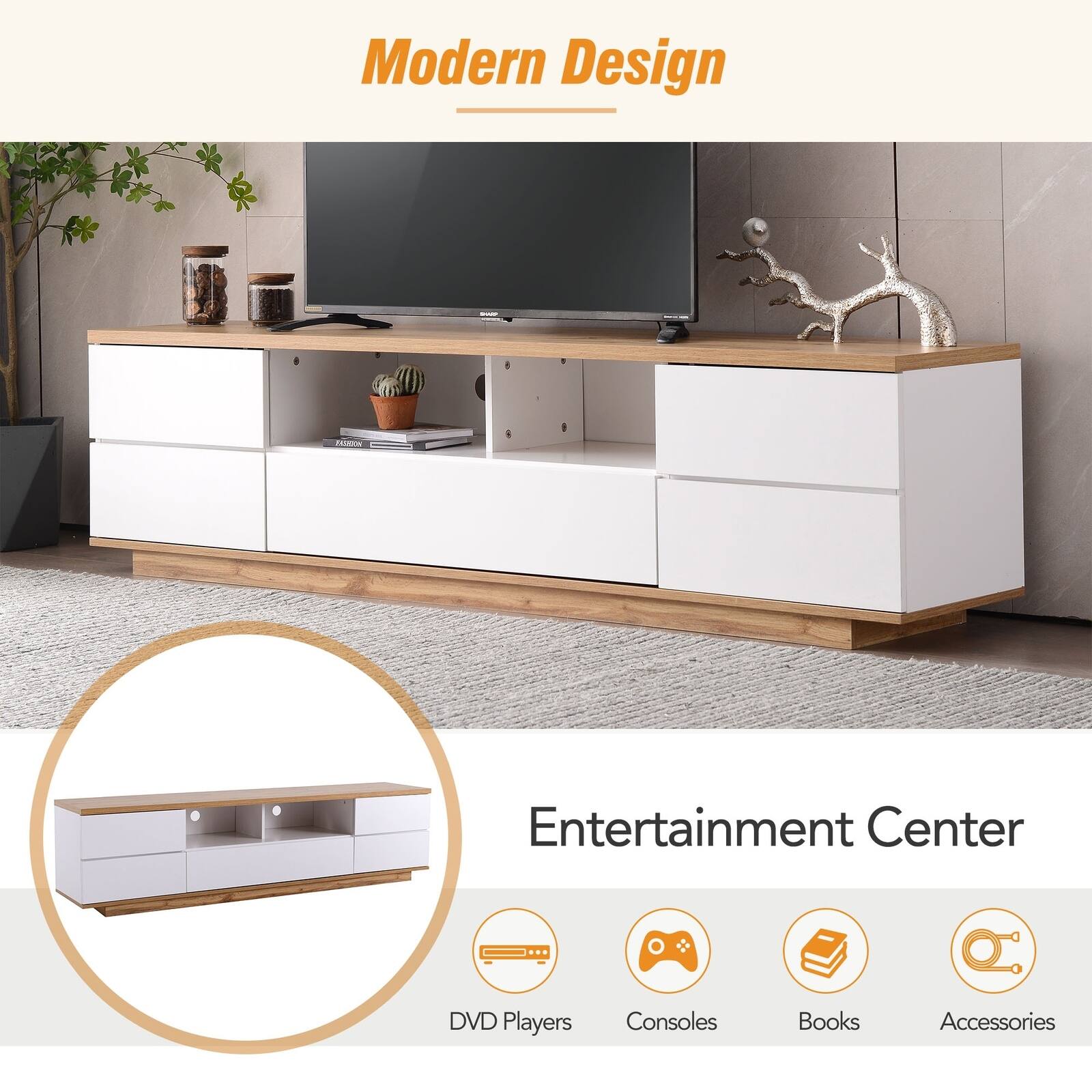 Modern Design Entertainment Center

DVD Players Consoles Books Accessories