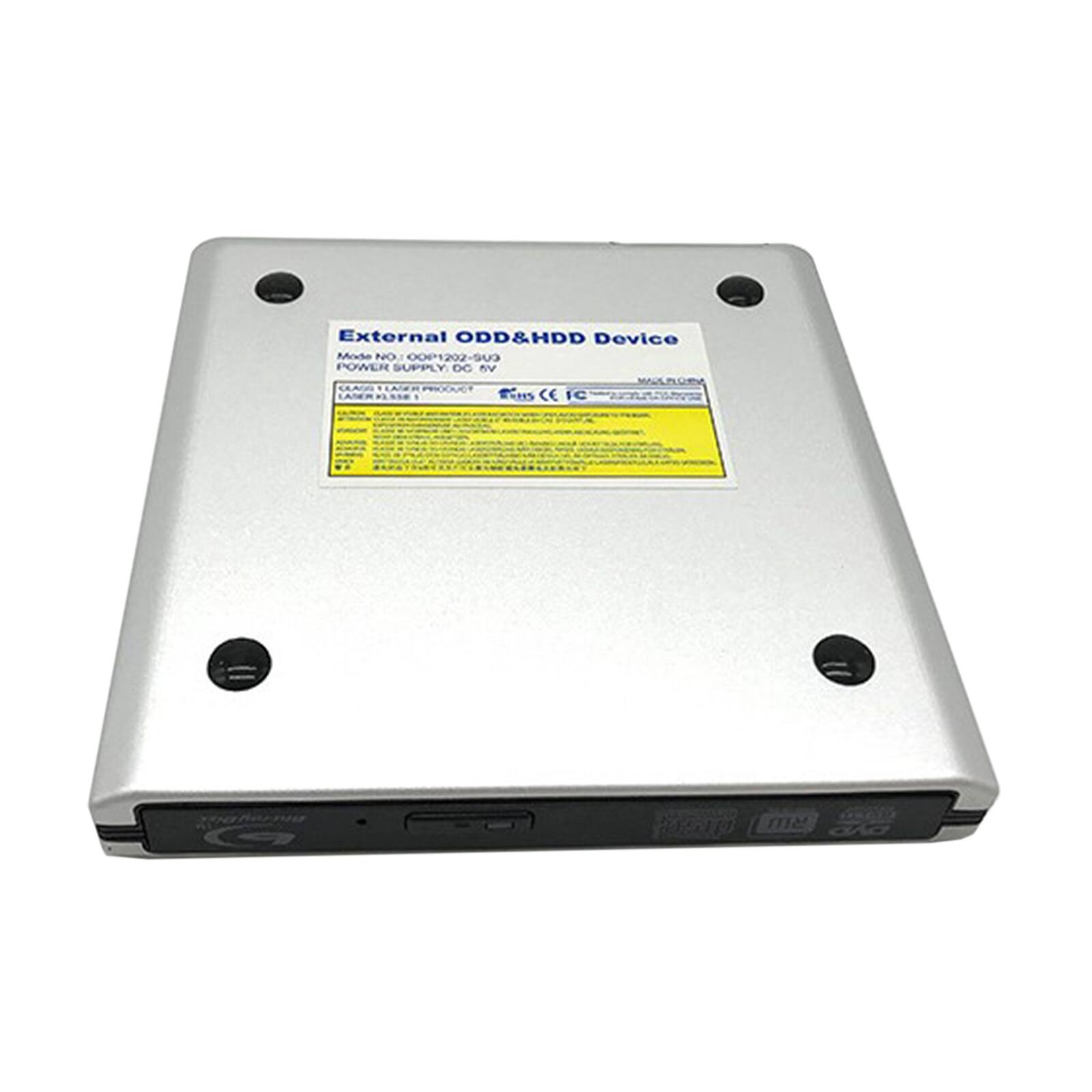 External ODD&HDD Device  
Model No: 00P1202-SU  
Power Supply: DC 5V  
MADE IN CHINA  

External ODD&HDD Device  
Model No: 00P1202-SU  
Power Supply: DC 5V  
MADE IN CHINA