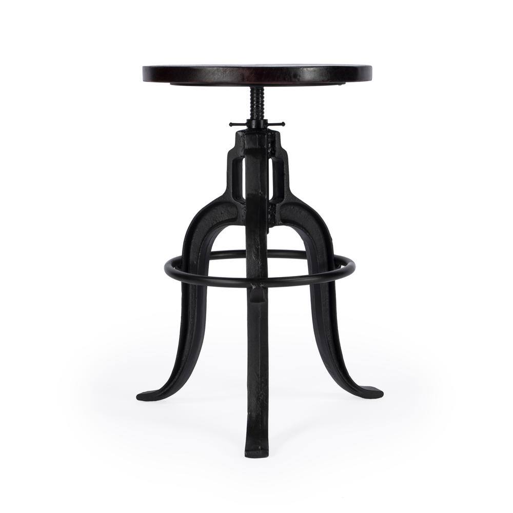 Alt View 1. Butler Specialty - Gladney Iron Swivel 22" Bar Stool - Multi-Color.