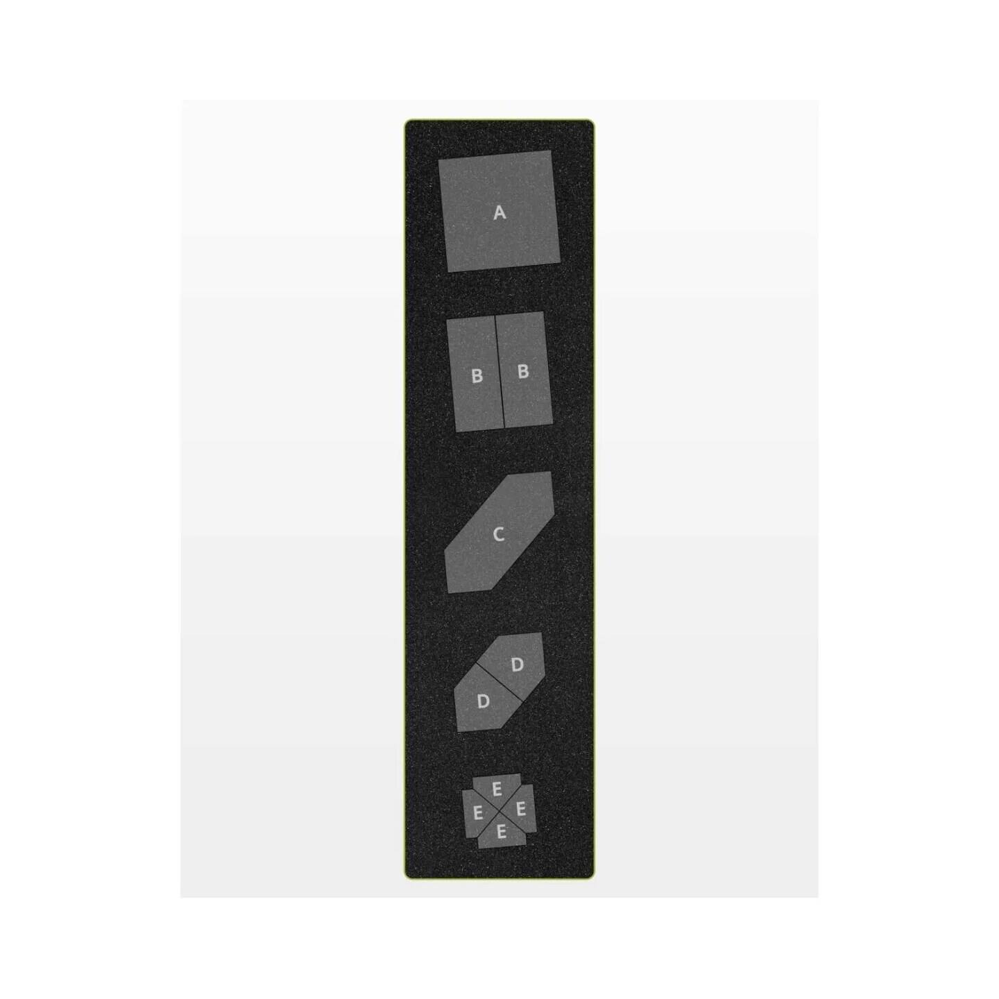 Alt View 1. AccuQuilt - GO! Cross Roads-9 Finished Die - Multicolor.