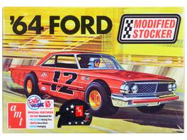 Skill 2 Model Kit 1964 Ford Galaxie "Modified Stocker" 1/25 Scale Model by AMT - Multi