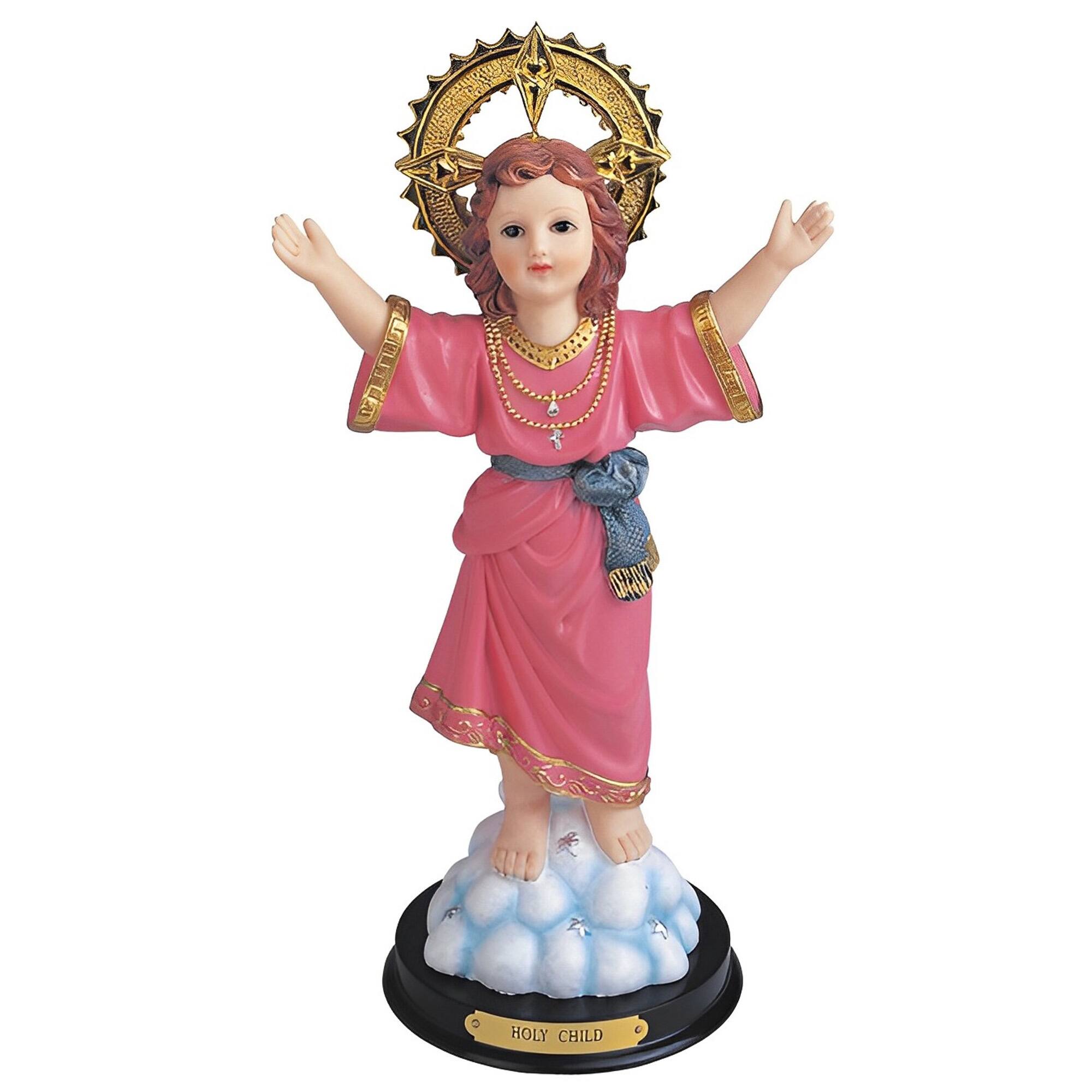 FC Design - 12"H Holy Child Santo Divino Nino Divine Child Jesus Holy Figurine Statue Desk Tabletop Home Decor Gift - Multi-Color