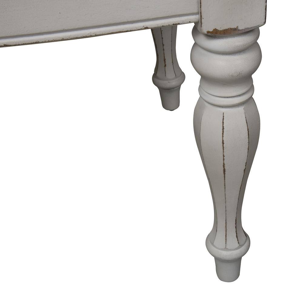 Alt View 7. Liberty Furniture Industries - Magnolia Manor Splat Back Side Chair (RTA)-Set of 2 in Antique White - White.
