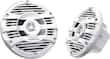 Kenwood - 6.5" 2-Way Marine Speakers with Polypropylene Cones (Pair) - White - Larger Front