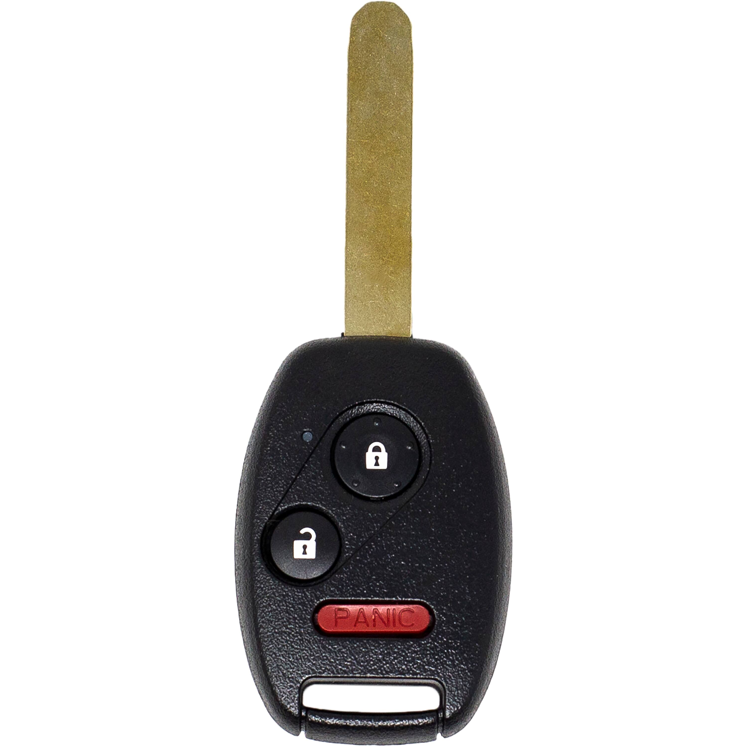 Back. Car Keys Express - Car Keys Express Honda Simple Key - 3 Button Remote and Key Combo and programming device - Black.