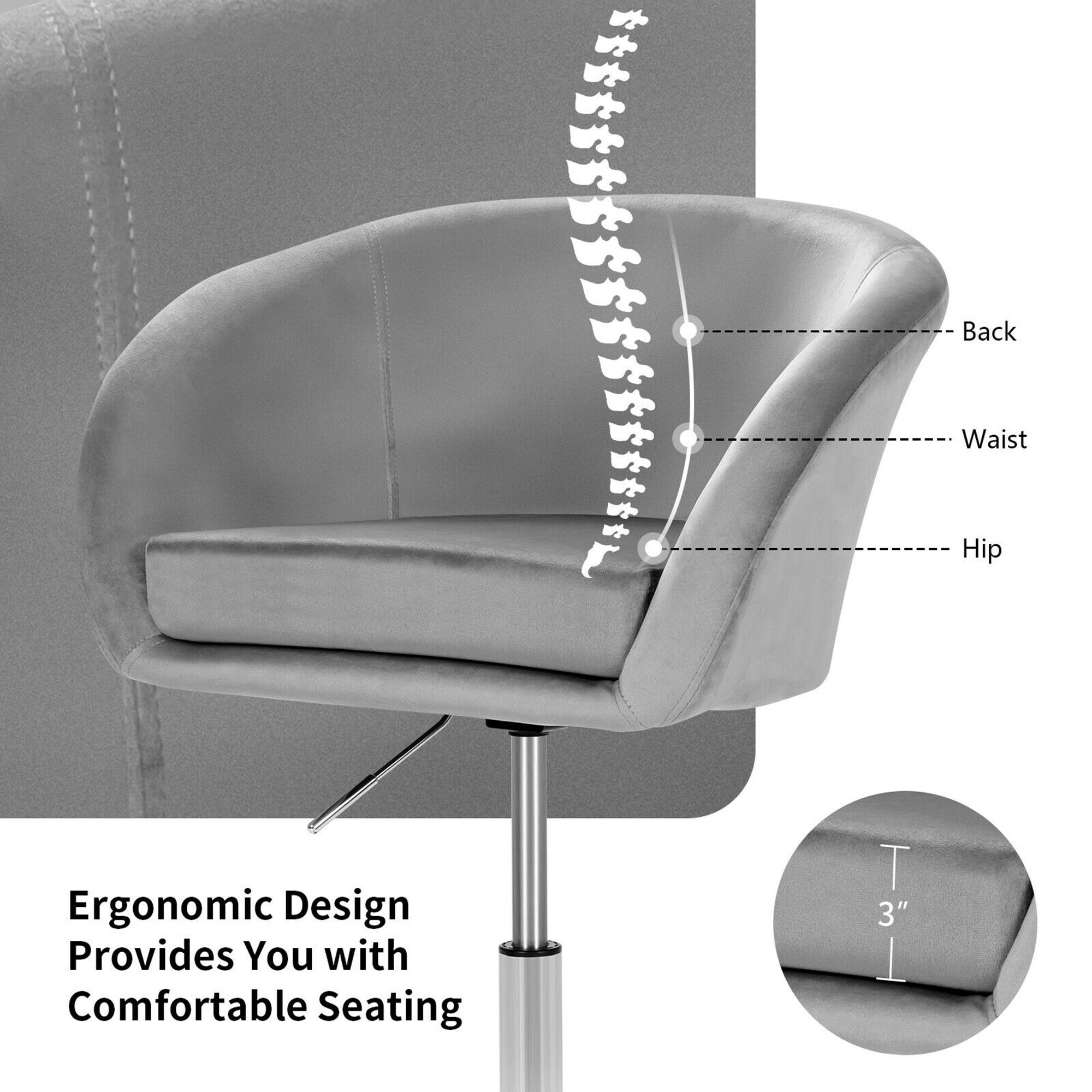 Ergonomic Design Provides You with Comfortable Seating, Back, Waist, Hip, 3"