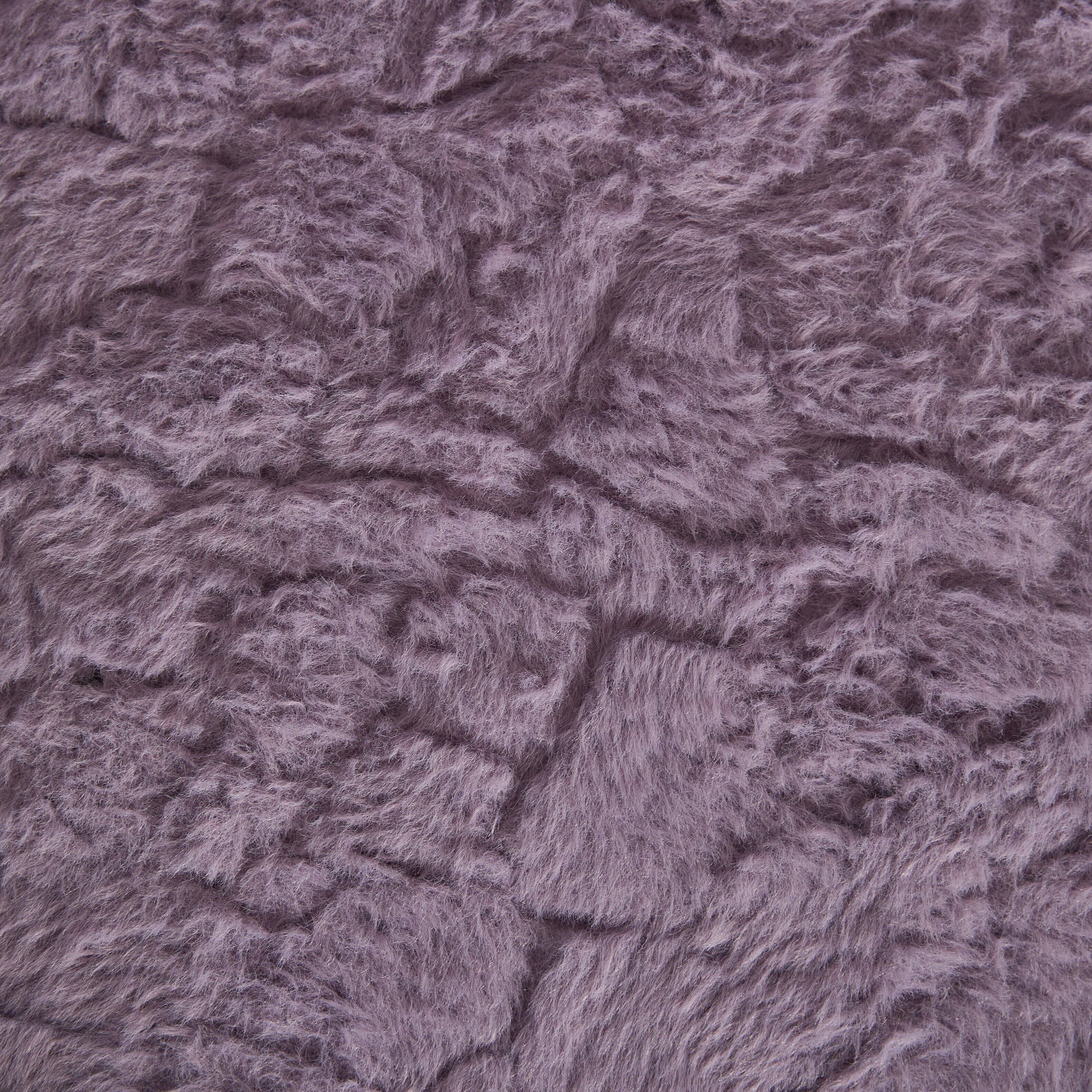 Alt View 7. GOODSILO - Faux Fur Swivel Office Chair with Ergonomic Design and Adjustable Height for Home Office or Vanity Use - Violet.