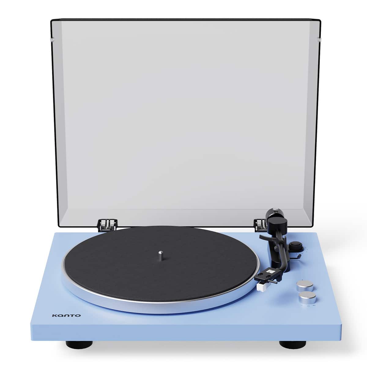 Kanto - OBI3 Bluetooth 5.3 Turntable with Built-In Preamp - Ice Blue
