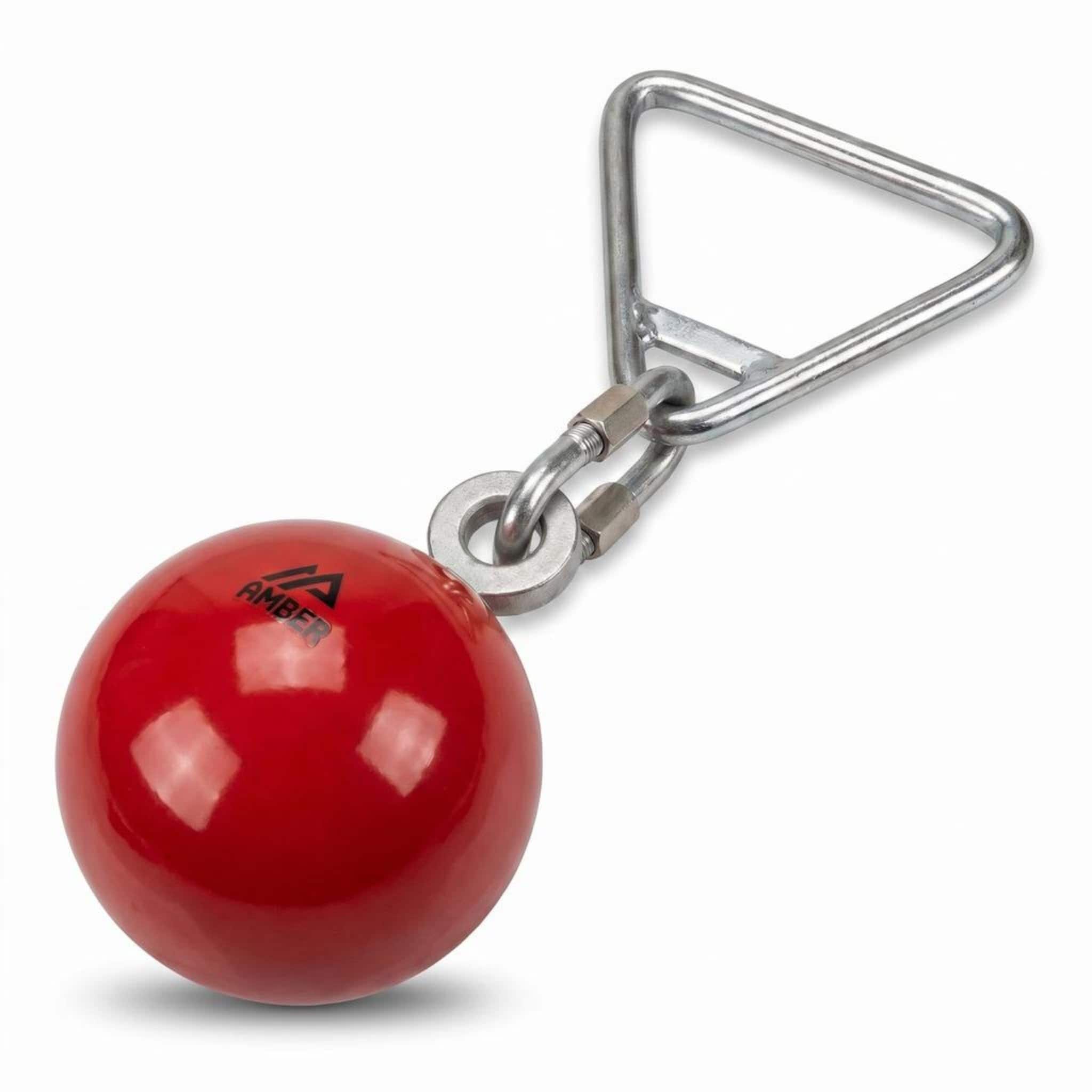 Amber Sporting Goods - Throwing Weight Hammer - Solid Iron - Track and Field Equipment - Practice Field Ball with Bearing Swivel - 12 lb