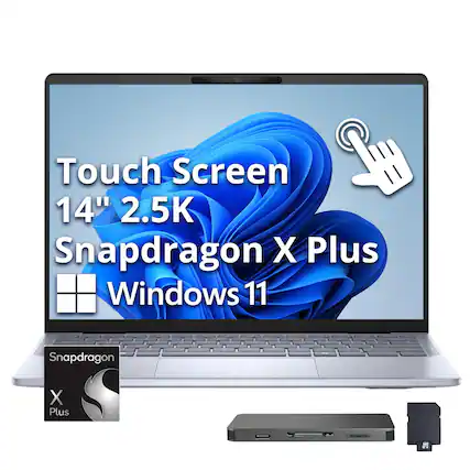 Touch Screen 14" 2.5K Snapdragon X Plus Windows 11